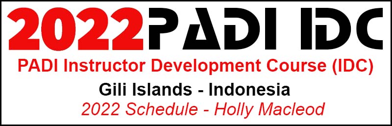 PADI IDC Schedule 2022